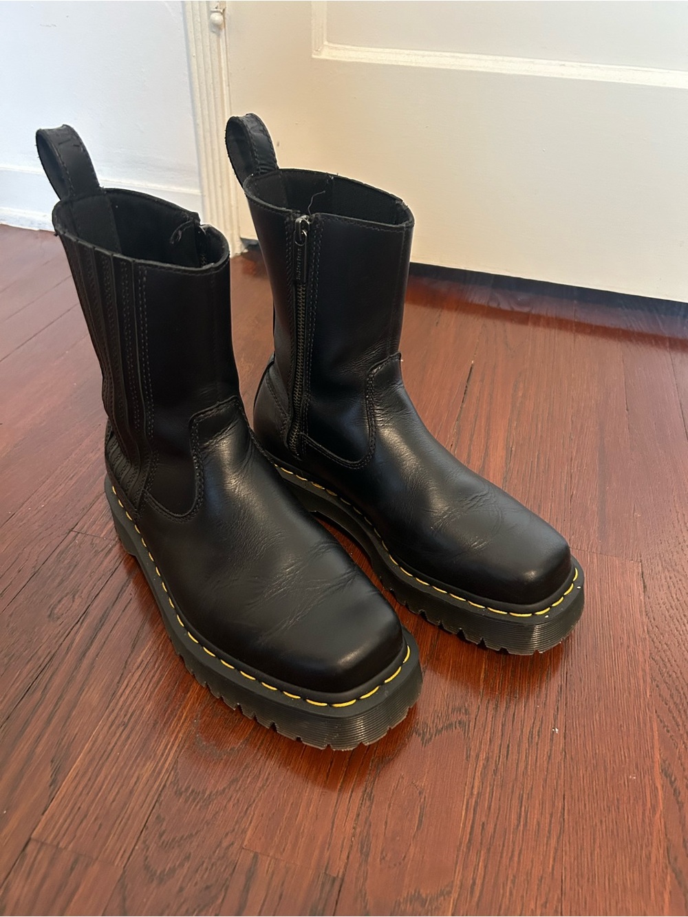 Dr. Martens Amaayah Lo Square Toe Chelsea Boots